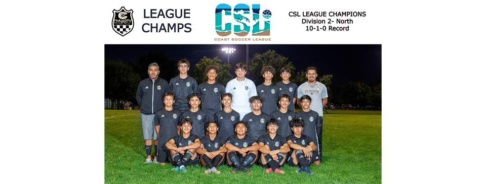 CC DYNASTY FC- B07 League Champions