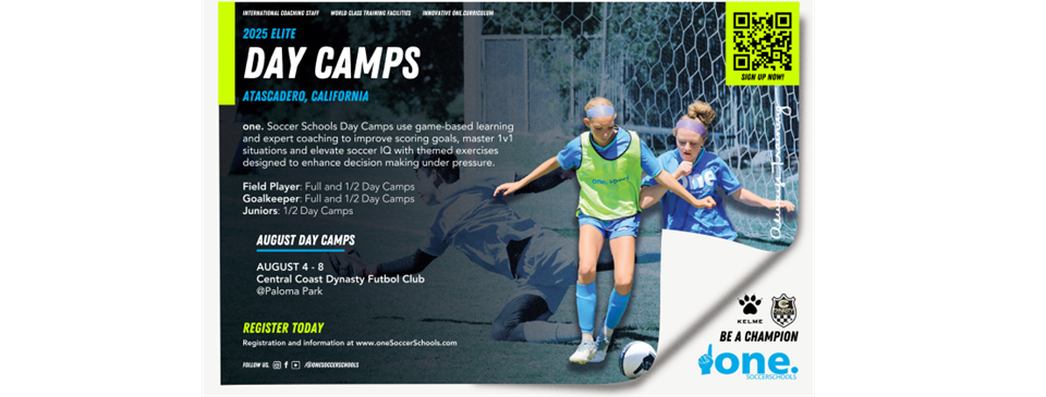 CCDFC - 2025 ONE SOCCER CAMPS