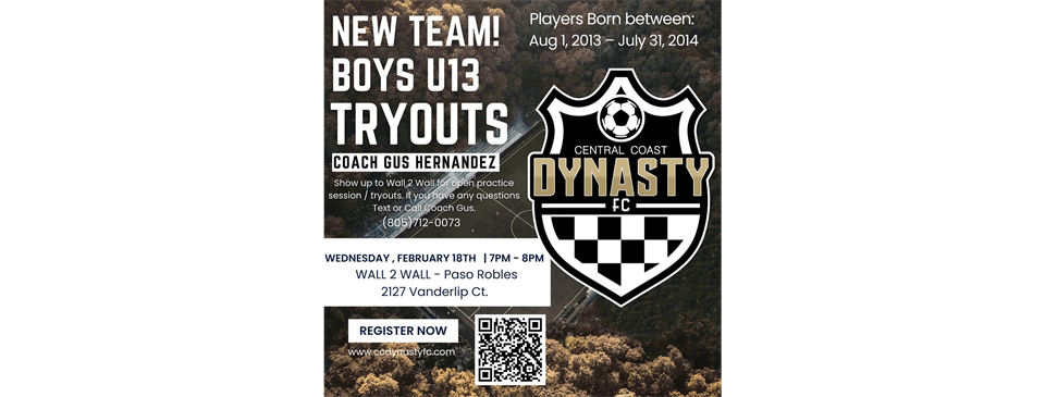 CCDFC - NORTHERN REGION-  BU13 TEAM TRYOUTS